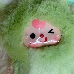 Baby three super mini bunny letter H with rare EMOJI face